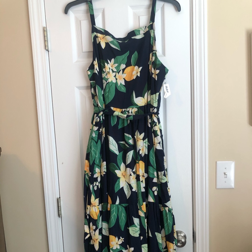Bright floral sundress